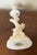 Antique 18th Century Derby Porcelain Blanc De Chine Candlestick Holder Faux Bois Tree Form Stem With a Goat For Sale - Image 15 of 17