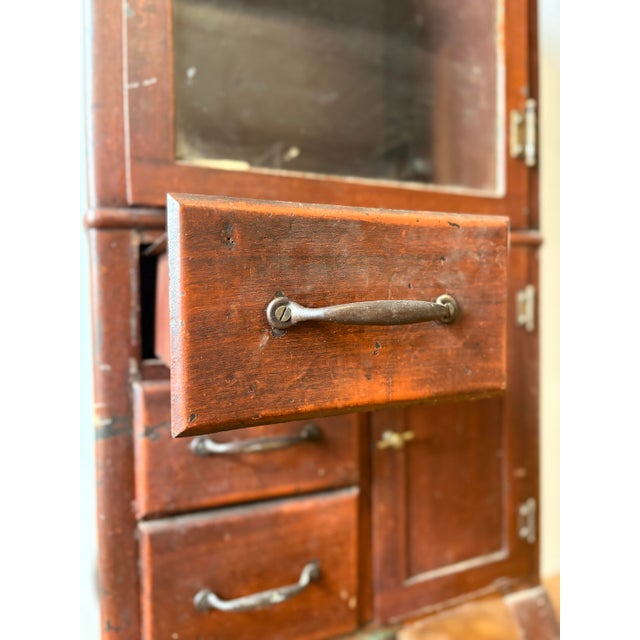 Vintage Apothecary Medical Cabinet For Sale - Image 9 of 12