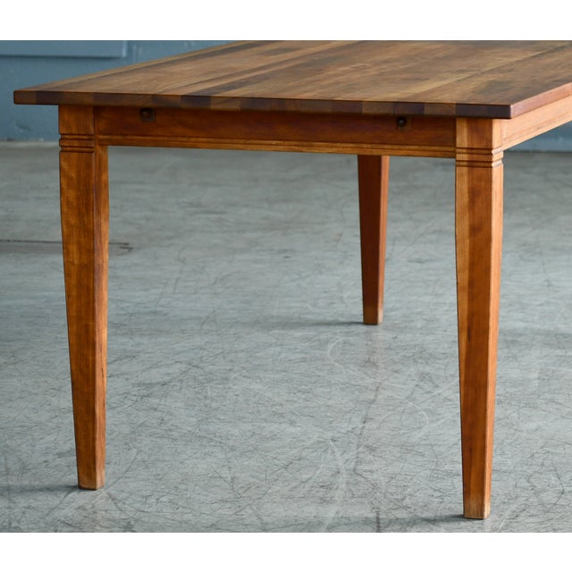 Large Danish Modern Dining Table by Haslev Seats 10-12 ...