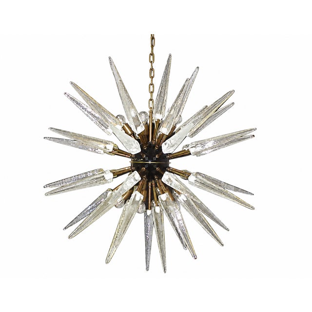Sputnik Light with 51 Clear Glass from Justfurnituress SRL For Sale - Image 10 of 10