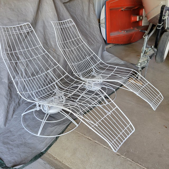 Vintage Homecrest styled after Siesta Loungers. These have been media blasted then had Rustoleum paint applied with a...