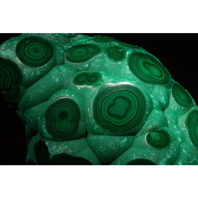 Contemporary Malachite Specimen, 9" For Sale - Image 3 of 9