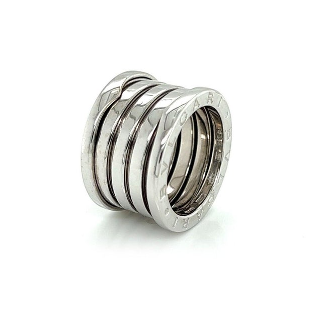 From Bvlgaris celebrated B.zero1 collection, this authentic ring showcases the bold elegance of Italian design. Finely...