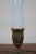 Mid 20th Century Vintage Mid 20th Century Stiffel Hollywood Regency Brass & Porcelain Candlestick Table Lamp For Sale - Image 5 of 13