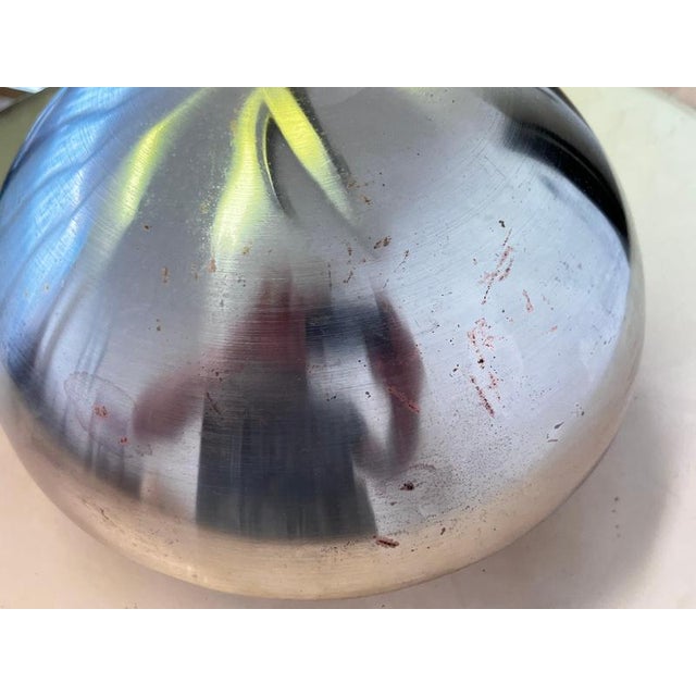 Vintage Bauhaus Pendant Light in Chrome, 1930s For Sale - Image 6 of 10