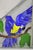 Vintage Leaded Stained Glass Red and Blue Parrot Bird Window Suncatcher - A Pair For Sale In Philadelphia - Image 6 of 11