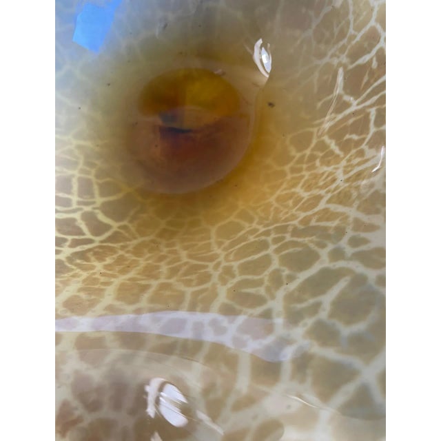 Glass Early 21st Century Studio Glass Bowl For Sale - Image 7 of 9