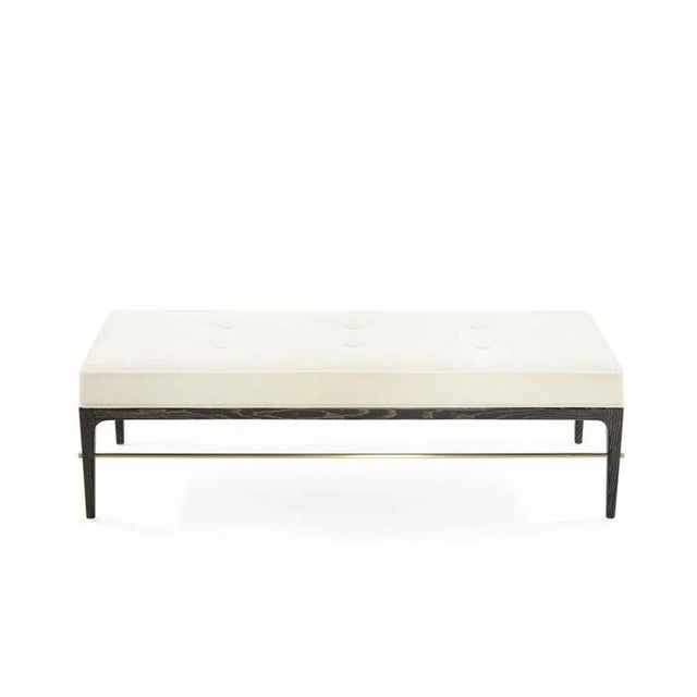 Inspired by Mid-Century Modern Legend, Edward Wormley "The Linear Bench" embodies modern minimalism with clean lines and a...