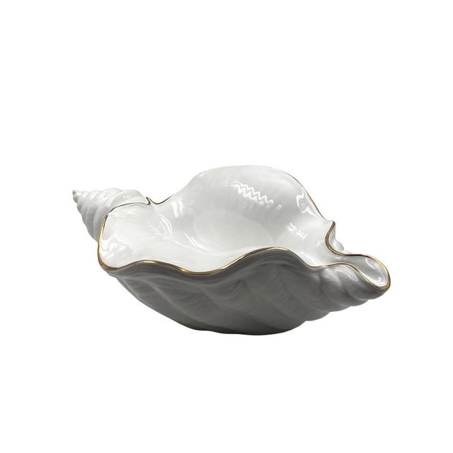 Large Hollywood Regency Ceramic Shell Sculpture, Italy, 1970s For Sale - Image 10 of 18