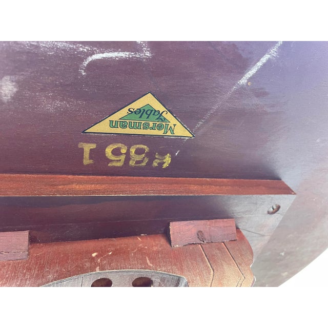 Early 20th Century Mersman Lyre Base Occasional Table For Sale - Image 10 of 11