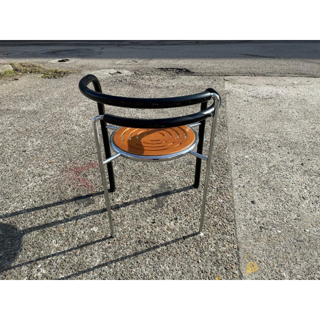 Dark Horse Armchairs by Rud Thygesen & Johnny Sørensen, 1980s, Set of 6 For Sale - Image 6 of 10