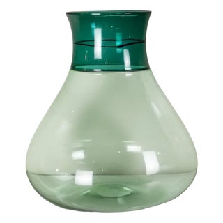 Verdino Vase in Browded Glass by Incisa Venini, 1970s For Sale
