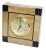 1990s Vintage Oggetti Retro Art Deco Design Marble Desk Clock For Sale