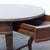 Wood One Drawer Drum Table With Shelf For Sale - Image 7 of 10