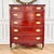 1950s Vintage Federal Mahogany Tall Chest | Chest of Drawers | Dresser For Sale - Image 5 of 11