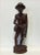 Hand Carved Rosewood 25" Asian Fisherman Statue For Sale In Charlotte - Image 6 of 6