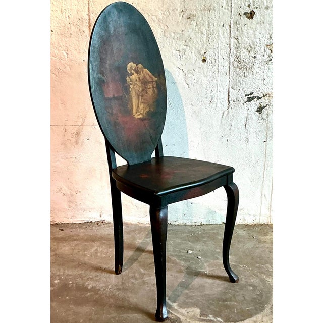 Vintage Boho Patinated Drop Front Desk For Sale - Image 10 of 10