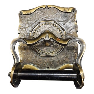 Vintage Amerock Carriage House Toliet Tissue Holder Antique English 9055-Ae For Sale