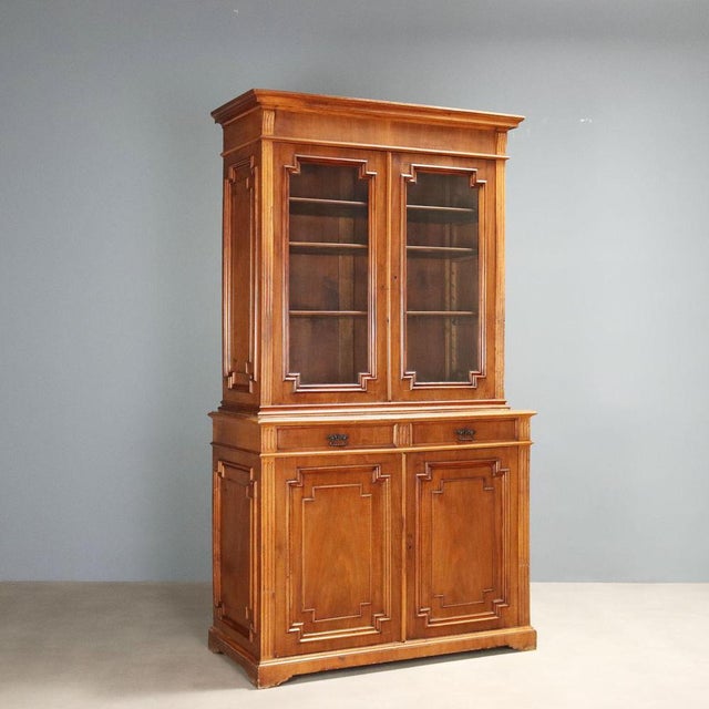 Sideboard in Walnut with Glass For Sale - Image 14 of 14
