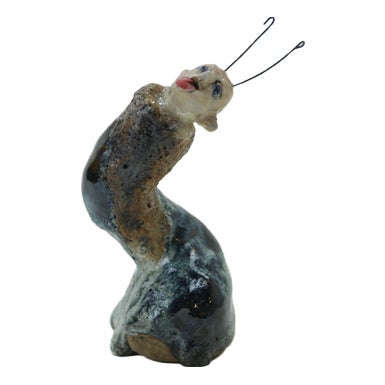 Óscar Aldonza Torres, Organic Hybrid Sculpture of Human Insect Figure, 2026, Ceramic For Sale