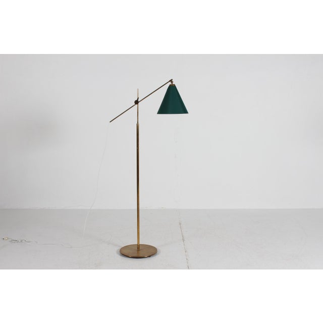 1960s Flexible Floor Lamp in Brass by Poul Dinesen, 1960s For Sale - Image 5 of 13