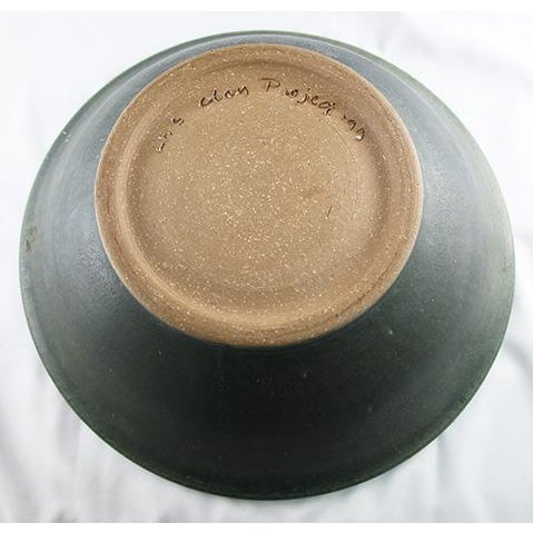 Green Earthenware Mixing Bowls- Set of 4 For Sale - Image 11 of 12