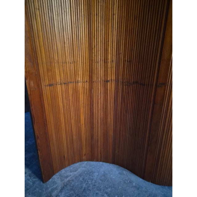 Pitch Pine Room Divider Screen, 1920s For Sale - Image 10 of 18