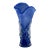 Handblown Cobalt Blue Art Glass Vase, Vintage For Sale