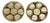 Oyster Plates in Ceramic, France, 1970s, Set of 2 For Sale