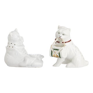 Porcelain Toothpick Holders, Set of 2 For Sale