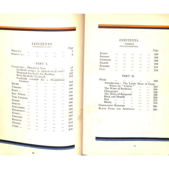 Paper "The Savoy Cocktail Book" Book 1930 Craddock, Harold For Sale - Image 7 of 12