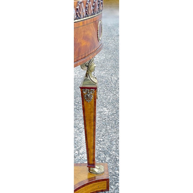 Vintage Maitland Smith Empire Style Console For Sale - Image 9 of 13