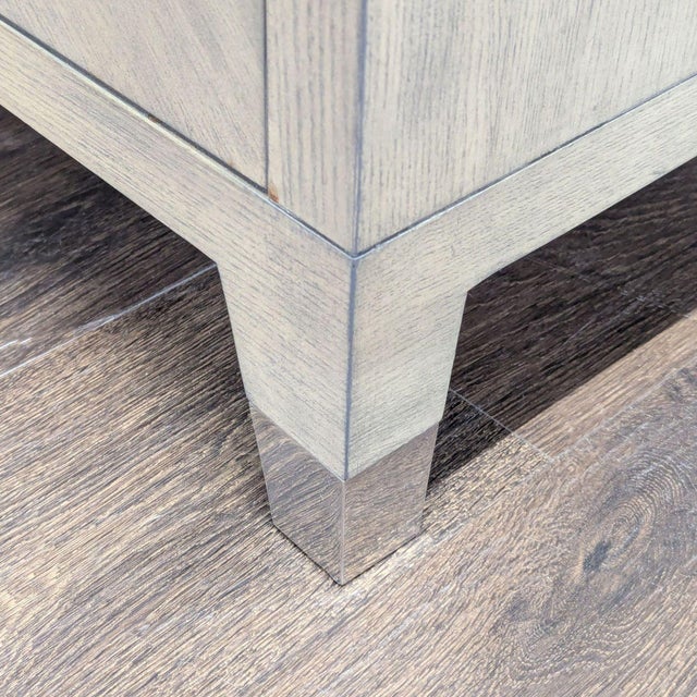 Williams Sonoma Home 8-Drawer Modern Gray Wood Dresser For Sale - Image 10 of 12