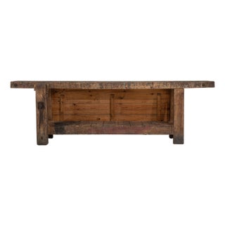 Carpenter's Workbench Table, Antique, Belgium, 20th Century For Sale