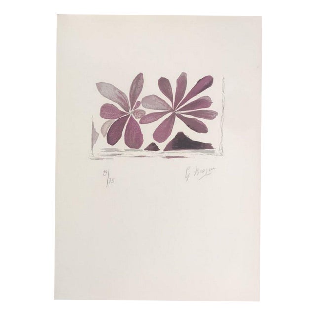 Georges Braque, Flowers of the Air, 1963, Lithograph For Sale