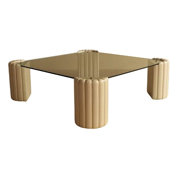 Vintage Coffee Table by Tommaso Barbi, 1970s For Sale