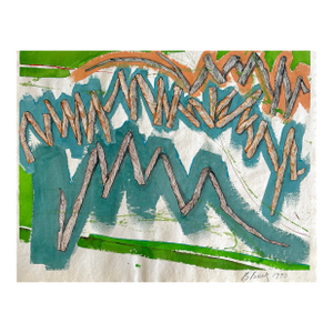 Barbara Beck 1990 Abstract Watercolor Painting on Paper - Signed/Dated/Unframed