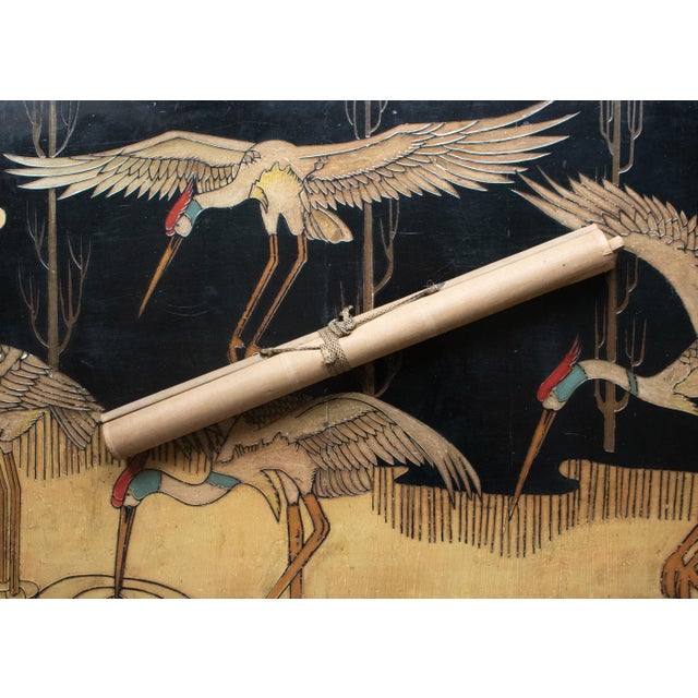 "Mouse and Fruits", Meiji Era Japanese Watercolor Painting For Sale - Image 9 of 12