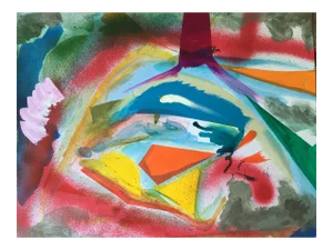 Original Abstract Modern Contemporary Acrylic Painting by Erik Sulander