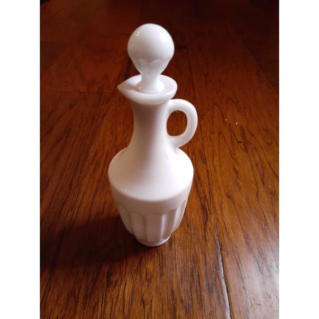 1960s Fenton Milk Glass Cruet For Sale In Dallas - Image 6 of 7