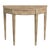 Wood Hampton Demilune Console Table, Beige For Sale - Image 7 of 7