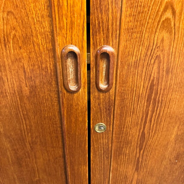 Mummenthaler & Meier Teak "Magic Box" Fold Out Secretary For Sale - Image 10 of 16