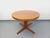 Vintage Round Scandinavian-Style Dining Table in Light Elm with Extensions, 1960s For Sale - Image 12 of 18