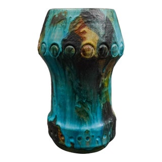 Alvino Bagni Italy for Raymor Mid Century Modern Sea Garden Art Pottery Vase For Sale