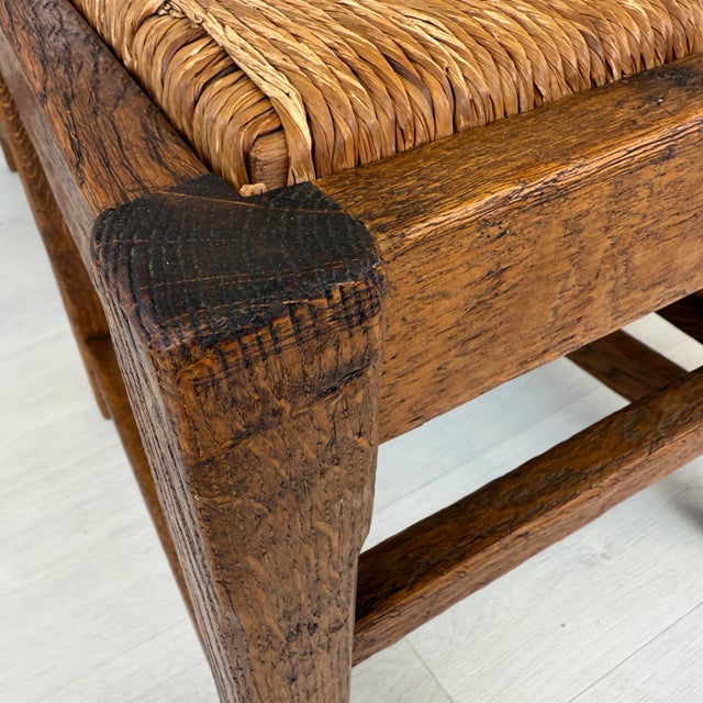 French Farmhouse Ladder Back Dining Chairs – Set of 6 For Sale - Image 9 of 13