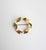 A beautiful, cultured pearl and gold-plated brooch pin with leaf design, circa 1950s, by Krementz, circa mid-20th century,...