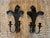 This is a fabulous pair of Hollywood Regency Plume candle sconces; In the style of Tony Duquette. Purchased at a very...