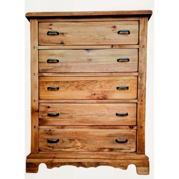 Mid 20th Century Lea Industries Knotty Pine Chest of Drawers For Sale - Image 9 of 9
