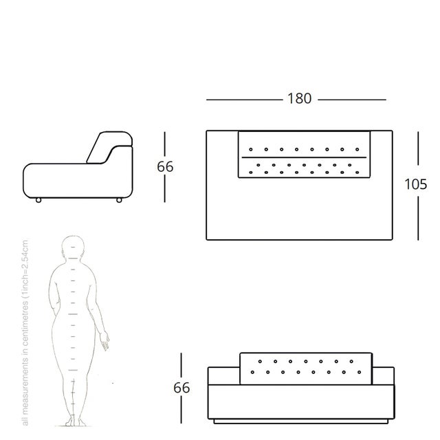 Not Yet Made - Made To Order Baco Sustainable 2 Seater Sofa by Sara Ferrari for Biosofa For Sale - Image 5 of 10