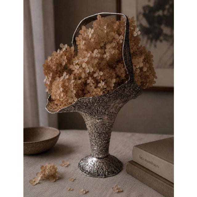 A striking piece of Victorian decorative silver, this ornate bride’s basket showcases the exceptional craftsmanship of the...